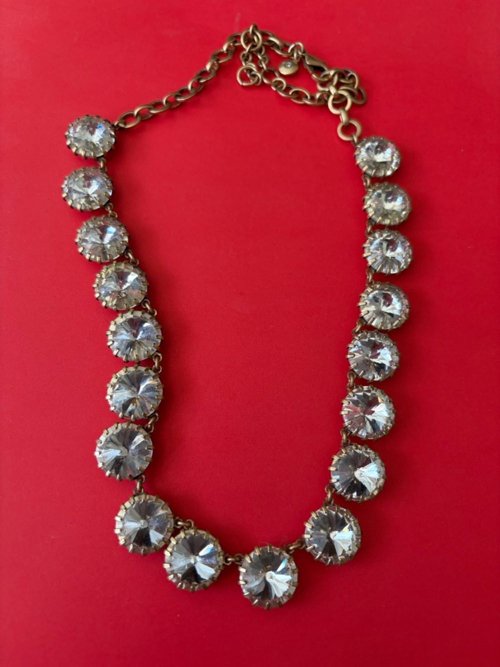 J Crew Crystal Statement Necklace